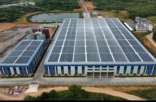 509-2022年4月，安徽池州汇成物资4MW光伏发电BIPV项目，年发电约400万度，满足约40%用电需要.jpg